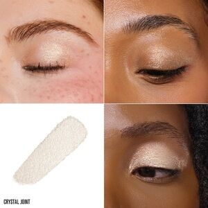 Jeffree Star Crystal Joint Eye Gloss Powder- icy white with gold & silver pearl